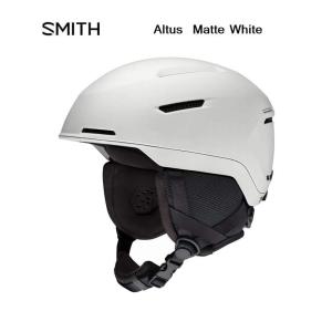 スミス 2021 SMITH Altus Matte White アルタス スキー スノボ スノーボード ヘルメット US