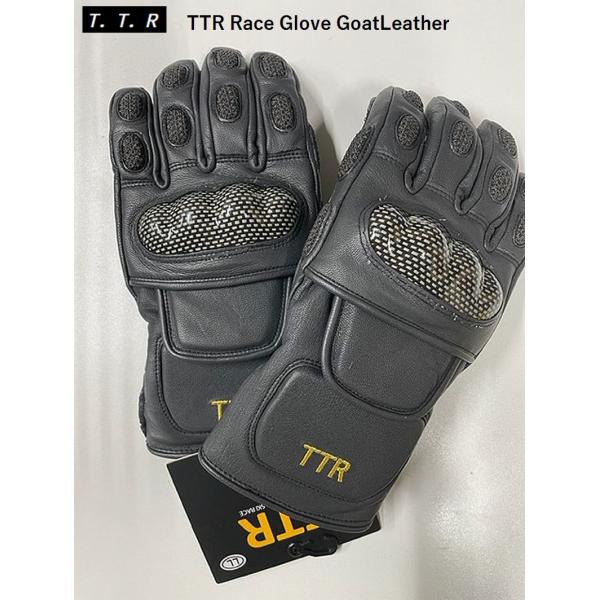 ティーティーアール TTR Race Glove Goat Leather 革5本指 スキー スノボ...