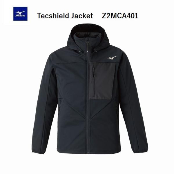 ミズノ 2025 MIZUNO Tecshield Jacket Z2MCA401 09 ブラック ...