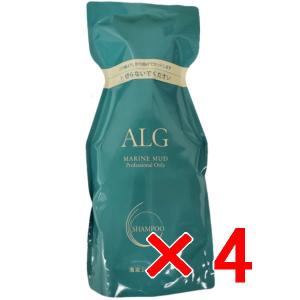 パシフィックプロダクツ ／ ALG アルグシャンプー 600ml【4個セット】【複合アミノ酸系弱酸性シャンプー】毛穴につまった汚れをしっかり落とす海泥シャンプー