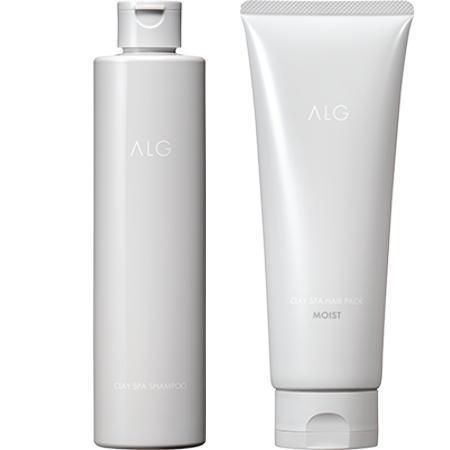 パシフィックプロダクツ ／ ALG アルグ クレイスパ シャンプー 300ml ＆ ヘアパック モイ...