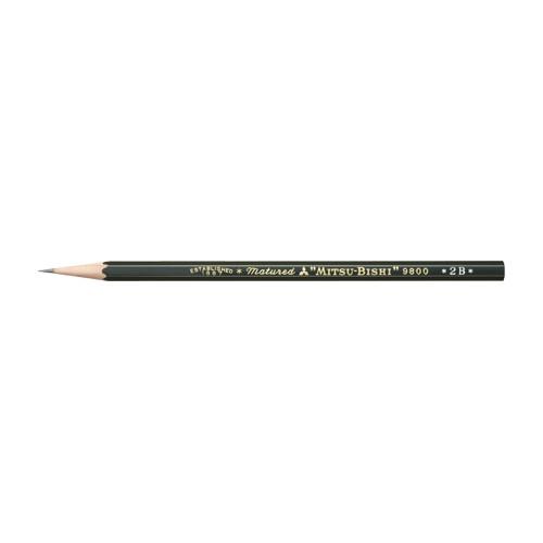 三菱鉛筆 MITSUBISHI 事務用鉛筆 9800 2B K98002B