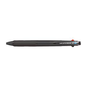 三菱鉛筆 MITSUBISHI ジェットストリーム 3色ボールペン 0.5mm 透明ブラック SXE340005T.24｜amugis-official
