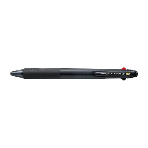 三菱鉛筆 MITSUBISHI ジェットストリーム 3色ボールペン 0.38mm 透明透明ブラック ...