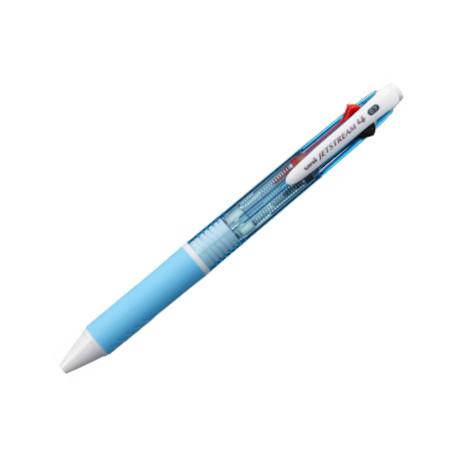 三菱鉛筆 MITSUBISHI ジェットストリーム 4色ボールペン 0.7mm 水色 SXE4500...