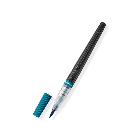 ぺんてる Pentel カラー筆ペン アートブラッシュ ターコイズ パック入り XGFL-114