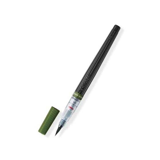 ぺんてる Pentel カラー筆ペン アートブラッシュ オリーブグリーン XGFL-115