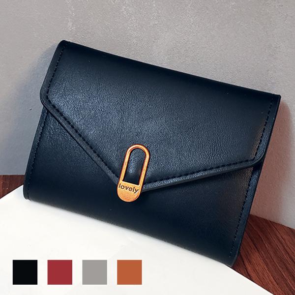 レトロ三つ折り財布 10代 20代 30代 韓国ファッション おしゃれ 上品 大人 綺麗 シンプル ...