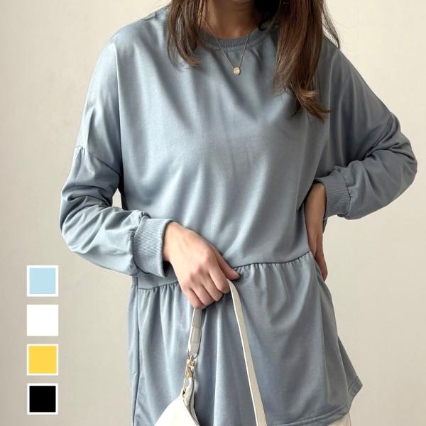 ドッキングプルオーバー レディース トップス 長袖 おしゃれ トレンド カジュアル シンプル レイヤ...