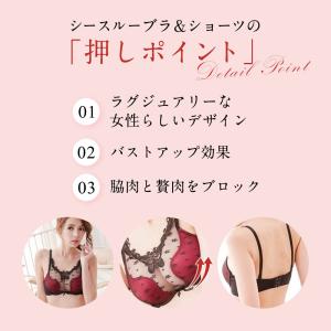 ブラジャー セット ショーツセット 大きいサイ...の詳細画像5