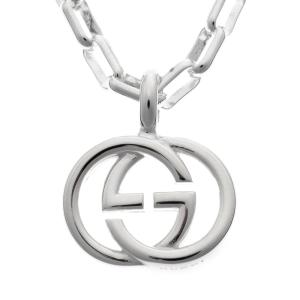 グッチ GUCCI ネックレス メンズ レディース アクセサリー ダブルG GG シルバー 295710 J8400 8106｜amulet