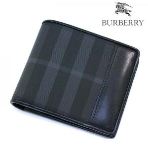 BURBERRY バーバリー 2つ折財布  ブリットチェック  ブラック  3546227  レディース メンズ ブランド 新作