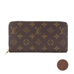 Louis Vuitton ルイ ヴィトン 長財布 財布 ラウンドファスナー ジッピーウォレット モノグラム LV イニシャル ブラウン ゴールド金具 茶色 M42616｜amulet