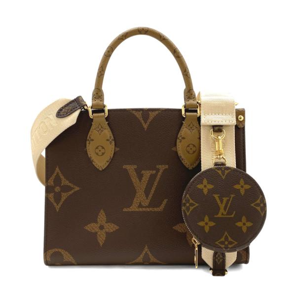 ルイヴィトン LOUIS VUITTON オンザゴーPM ハンドバッグ ショルダーバッグ 2WAY ...