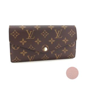 ルイヴィトン LOUIS VUITTON 長財布 フラップ ポルトフォイユ サラ モノグラム ローズ バレリーヌ M62235｜amulet