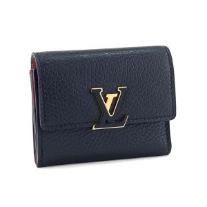 ルイヴィトン LOUIS VUITTON 財布 三つ折り ポルトフォイユ カプシーヌ XS レザー ノワール M68587｜amulet