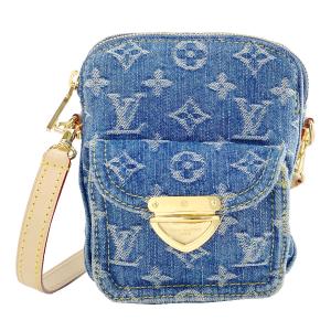 【新品】ルイヴィトン LOUIS VUITTON 新作 LV リミックス ポシェット・フェアファックス モノグラムデニム ブルーデニム コンパクトショルダーバッグ M82948｜amulet