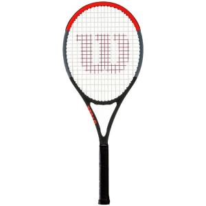 在庫処分特価】ウィルソン(Wilson) クラッシュ100 (295g) 海外正規品 硬式テニスラケット WR005611-ブラック×レッド×グレー(20y1m)[NC]