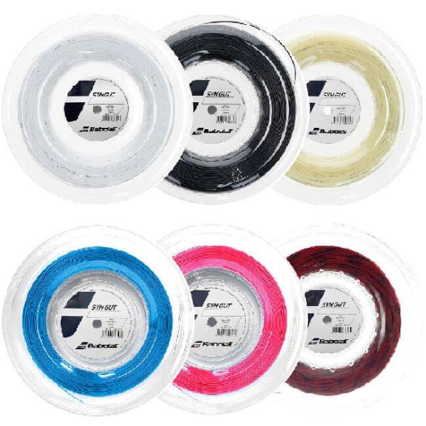 バボラ(Babolat) シン・ガット (125mm／130mm／135mm) 200Mロール 硬式...