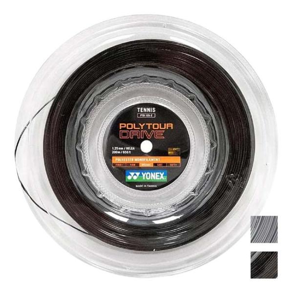国内未発売モデル ヨネックス(YONEX) ポリツアー ドライブ 1.25mm 200Mロール 硬式...