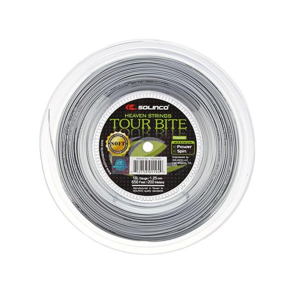 ソリンコ ツアーバイト ソフト(1.15／1.20／1.25／1.30mm) 200Mロール 硬式テ...