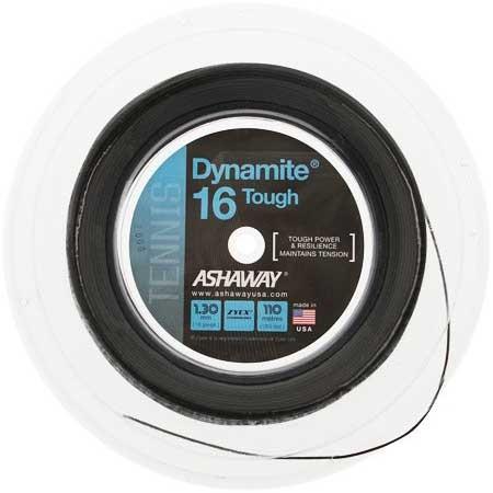 アッシャウェイ(ASHAWAY) ダイナマイト16タフ(1.30mm) 110Mロール 硬式テニス ...