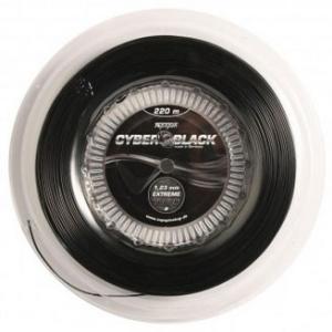 トップスピン サイバー ブラック(1.20mm／1.25mm／1.30mm) 220Ｍロール 硬式テ...