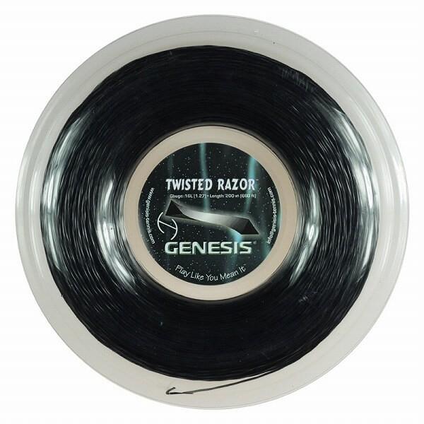 ジェネシス(GENESIS) ツイスティッドレーザー (1.27mm)200Mロール 硬式テニス ポ...
