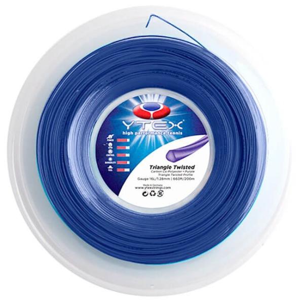 YTEX(ワイテックス) トライアングルツイスティッド パープル 1.28mm 200Mロール 硬式...