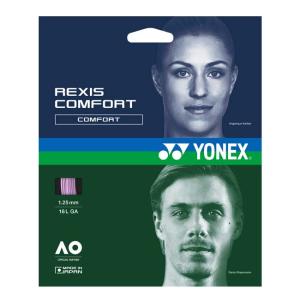 「単張パッケージ品」ヨネックス(YONEX) 2023 レクシス コンフォート (125／130) 硬式テニス マルチフィラメントガット 国内正規品 TGRCF-026 ピンク(23y3m)｜amuse37