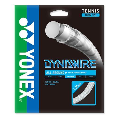 単張パッケージ品 ヨネックス(YONEX) ダイナワイヤー(1.25mm／1.30mm) 硬式テニス...