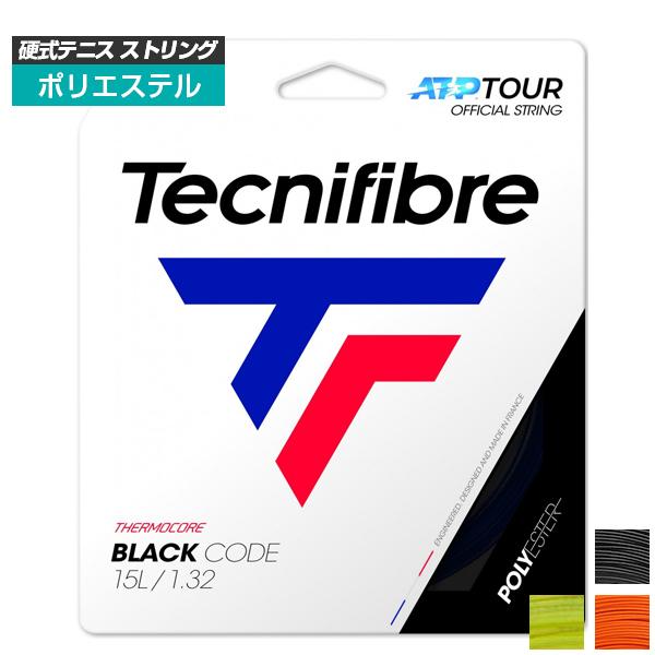 単張パッケージ品 テクニファイバー(Tecnifibre) ブラックコードBlackCode 硬式テ...