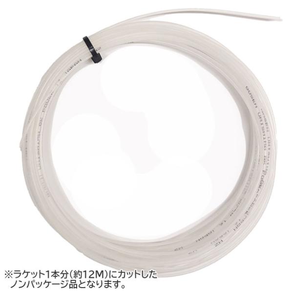 お試し12Mカット品 ゴーセンAKパワー16 (1.29mm) 硬式テニスガット モノフィラメント(...