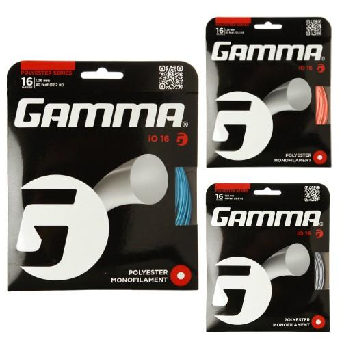 パッケージ品 ガンマ io (18／1.18mm 17／1.23mm  16／1.28mm) 硬式テ...