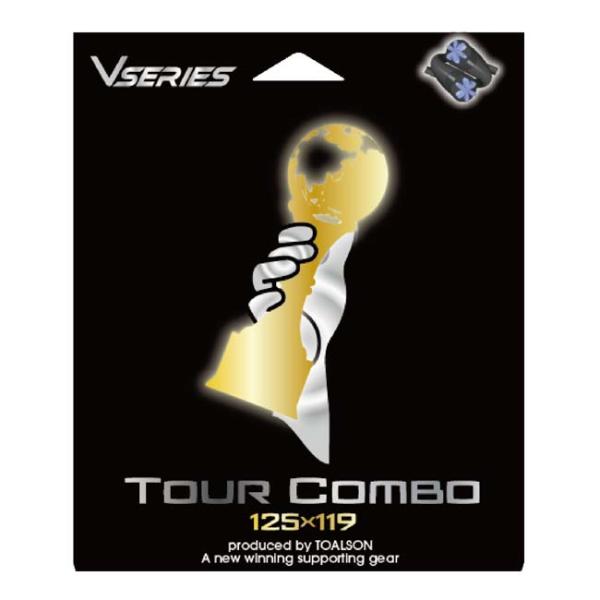 単張パッケージ品 トアルソン(TOALSON) コンボ・シリーズ ツアー コンボ 硬式テニス ポリエ...