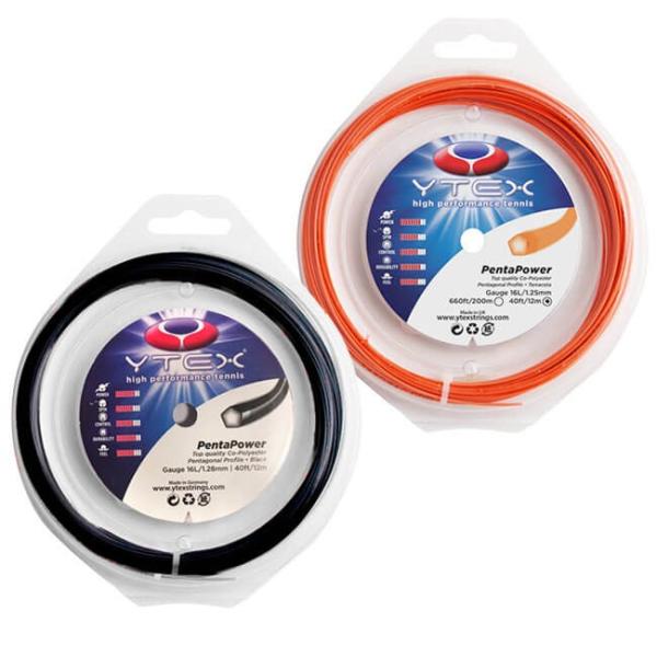 単張パッケージ品 YTEX(ワイテックス) ペンタパワー 1.25mm／1.28mm 12M 硬式テ...