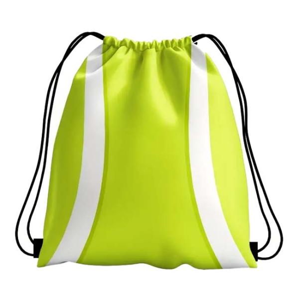 プレゼントのパッケージにも  テニスボール柄 巾着 キッズバックパック ドローストリングバッグ ポー...