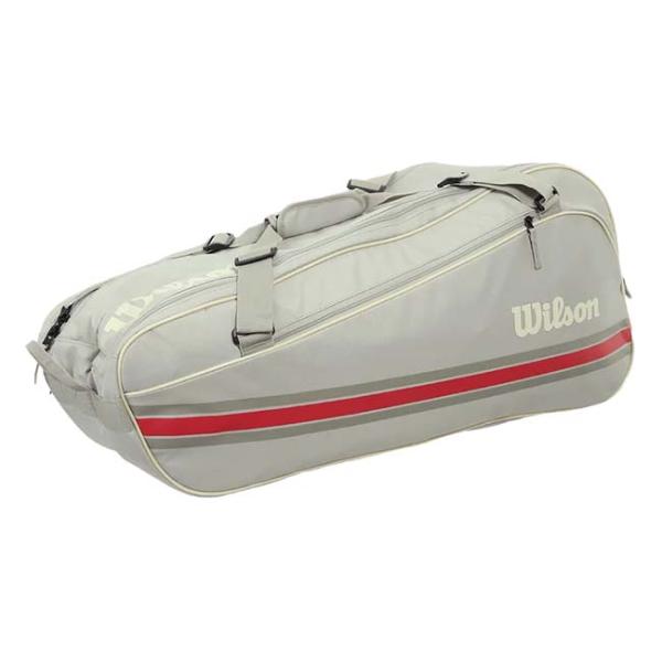 国内未発売モデル ６本収納 ウィルソン(Wilson) 2025 TEAM チーム 6PK ラケット...