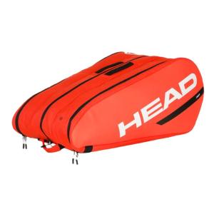 「１２本収納」ヘッド(HEAD) 2024 TOUR RACQUET BAG XL ツアーラケットバッグ エクストララージ テニスバッグ 260814-FO フルオオレンジ(24y4m)｜amuse37
