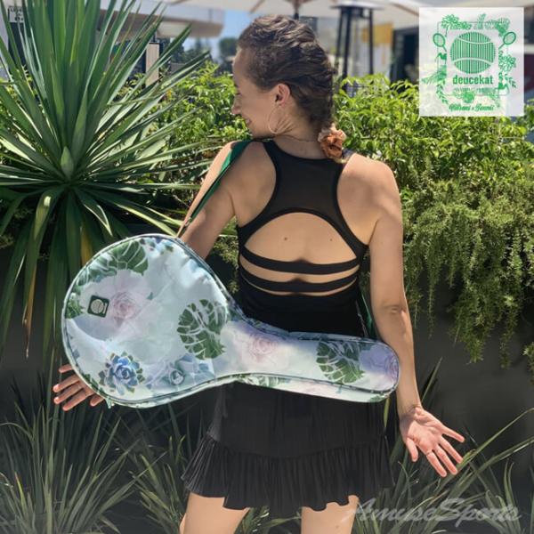 １・２本収納可能 deucekat(デュースキャット) Cactus Love カクタス ラブ ラケ...