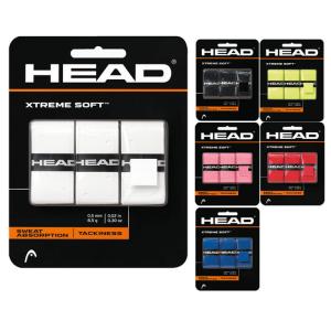 「3本入り」ヘッド(HEAD) XTREME SOFT エクストリームソフト オーバーグリップ 285104(21y2m)