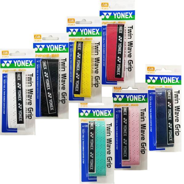 ロング対応 ヨネックス(YONEX) ツインウェーブ グリップ 穴あき加工 グリップテープ AC13...