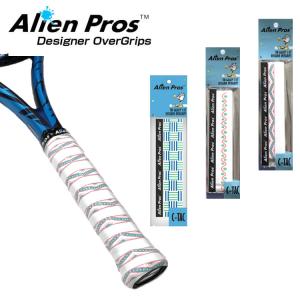 [ウェット1本入]Alien Pros(エイリアン プロス) デザイナー テニス グリップテープ ウェット タイプ C-TAC CT-TE-1(21y10m)