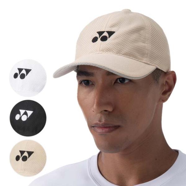 ヨネックス(YONEX) 2024 ユニセックス ロゴ刺繍入り メッシュ キャップ 帽子 40106...