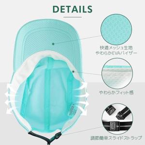 ロゴなし 小さく丸めて持ち運び可能な柔らか帽子...の詳細画像3