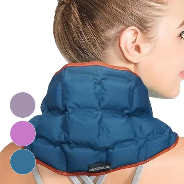 筋肉疲労の軽減に  ネック アイスパック 首用 冷温湿布 ジェルネックアイスパックラップ TE219...