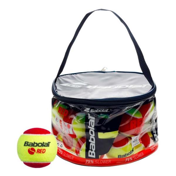 24球入り バボラ(Babolat) Red Felt X24 レッドフェルトボール ツートンタイプ...