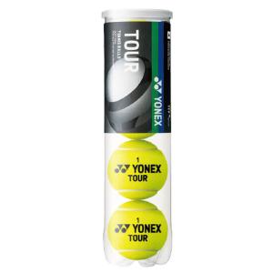 「4球入り」ヨネックス(YONEX) 2021 TOUR ツアー 硬式テニスボール TB-TUR4P-004 イエロー(21y1m)｜amuse37