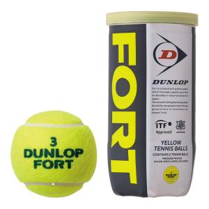 DUNLOP（ダンロップ）【FORT（フォート）[2個入]（1缶／2球）】硬式テニスボール｜amuse37