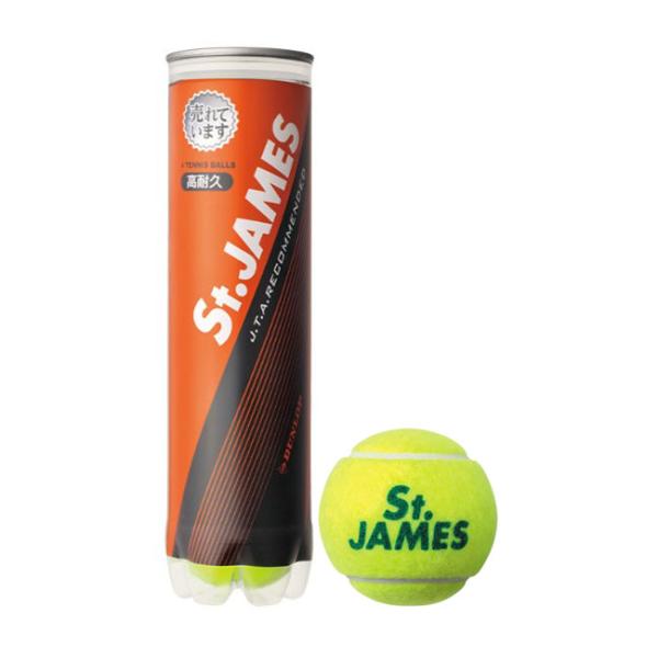 DUNLOP(ダンロップ)St.JAMES(セントジェームス)(1缶／4球) 硬式テニスボール